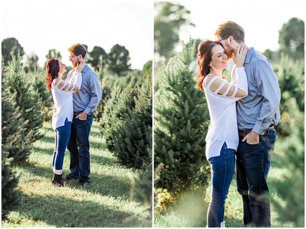 Snead's Asparagus Farm Fredericksburg Engagement Session Kelsey and Mitchell