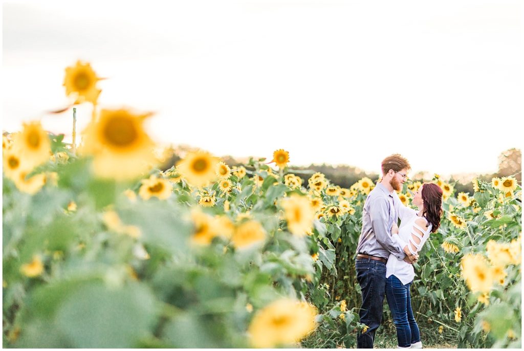 Snead's Asparagus Farm Fredericksburg Engagement Session Kelsey and Mitchell